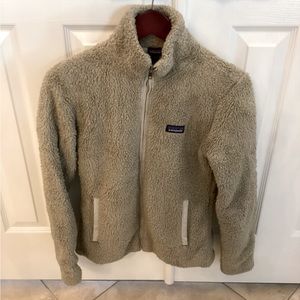 Patagonia Zipper up Jacket Taupe Sheepskin